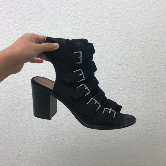 Dolcetta Multi Silver Buckles Block heel - Picture 1 of 7